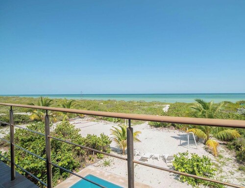 Private Beach Escape with Pool & Ocean Views