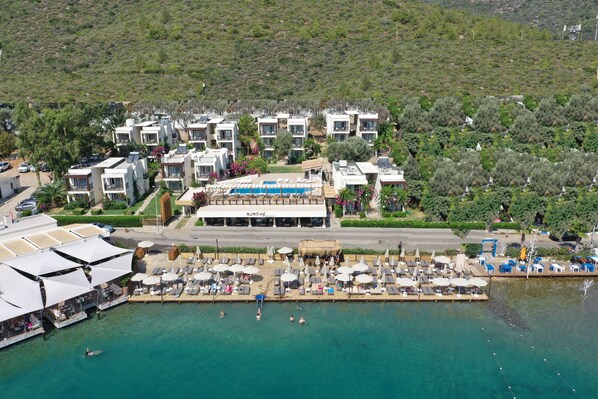 منظر من الجو على ارتفاع عالٍ