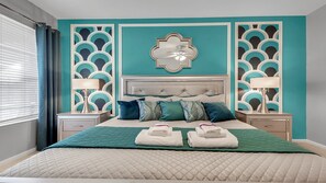 5 bedrooms, iron/ironing board, WiFi, bed sheets