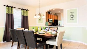 Dining - Last Minute Disney! Private Pool, Hot Tub, Game Room & Themed Bedrooms. Book Now! #56509 (Orlando)