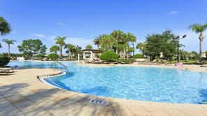 A heated pool - Last Minute Disney! Private Pool, Hot Tub, Game Room & Themed Bedrooms. Book Now! #56509 (Orlando)