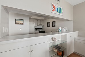 Fridge, microwave, dishwasher, coffee/tea maker - Mariner Pointe 323: Spacious & Welcoming Condo! (Sanibel)