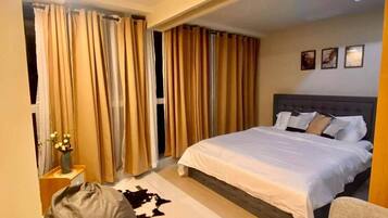 1 bedroom, iron/ironing board, free WiFi, bed sheets