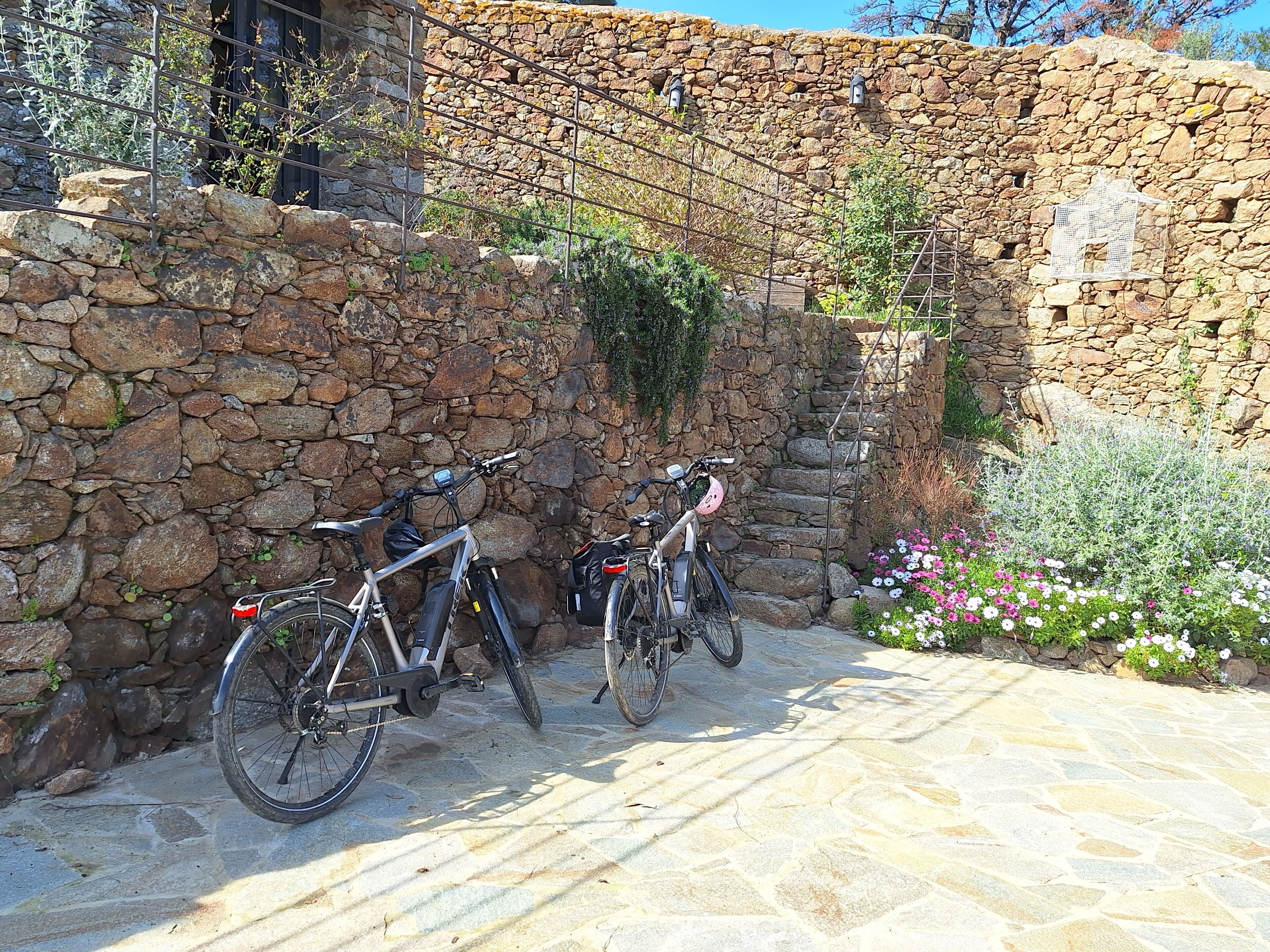 Vélos sur parking 