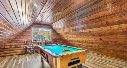 Lakefront retreat with hot tub, water view, game room, home theater & dock