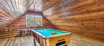Lakefront retreat with hot tub, water view, game room, home theater & dock