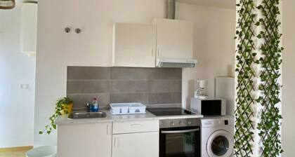 Amarillo, nice apartment overlooking the beach.