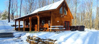 Exceptionally Private Rustic Luxury Cabin adjacent to 16,000 acres of Gamelands