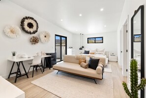 TV, fireplace, computer monitors, printers