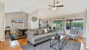 Smart TV, DVD player, video library