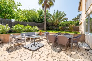 Outdoor dining - Apartment Soleado - Portocolom (Portocolom)