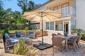 Outdoor dining - Apartment Soleado - Portocolom (Portocolom)