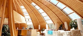 Unique Dome Home With Hot Tub & Piano, on 28 acres