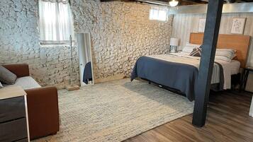 2 habitaciones, cuna de viaje, wifi gratis y ropa de cama