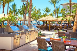 Outdoor dining - Westin Nanea - Beautiful Resort On The Beach! Family Friendly Resort! (Lahaina)