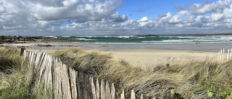 Aan het strand