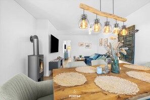 Interior - Strandgeflüster - terrace, infrared sauna, fireplace, washing machine, parking space (Olpenitz)