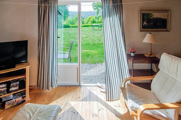 Televisión, chimenea, reproductor de DVD, estéreo