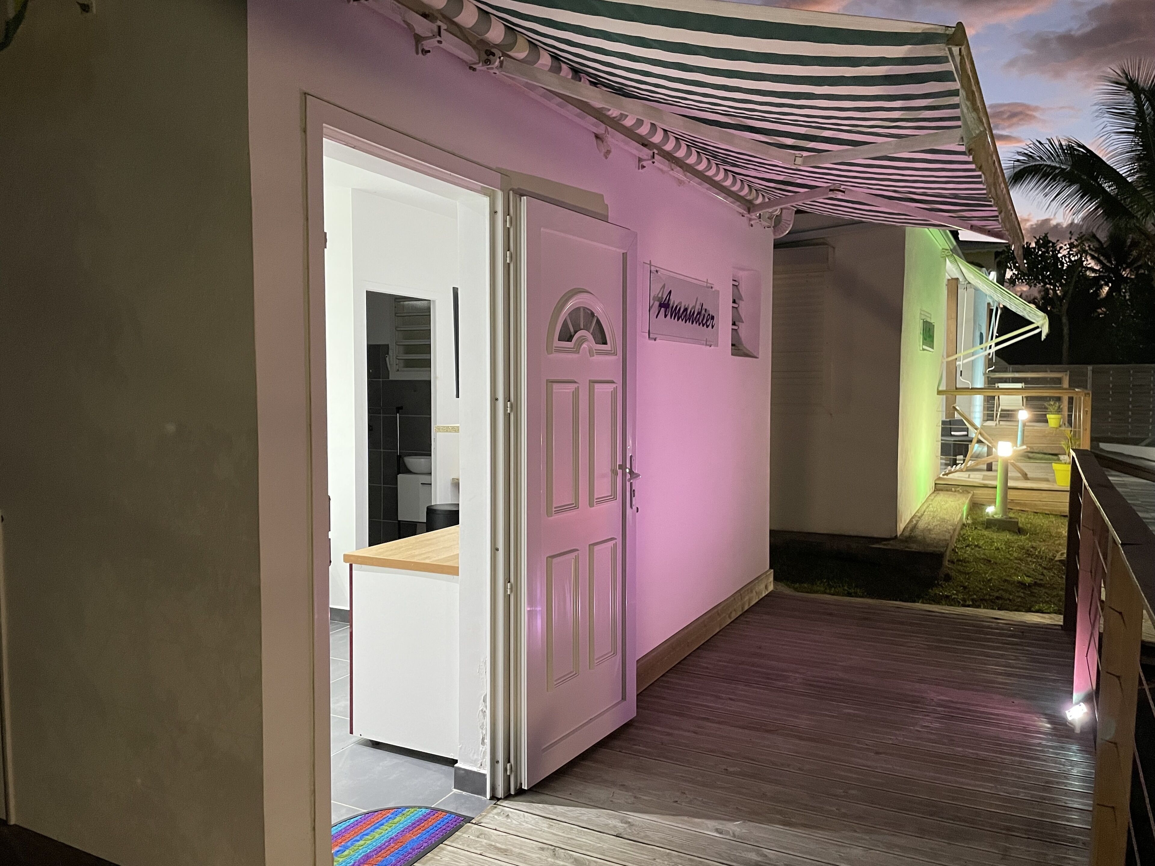 Façade de l’hébergement