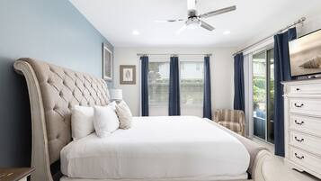 6 bedrooms, iron/ironing board, travel cot, free WiFi