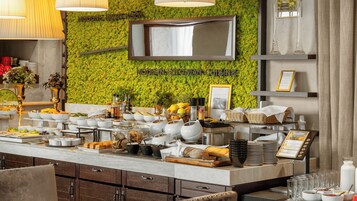 Daily buffet breakfast (EUR 18 per person)