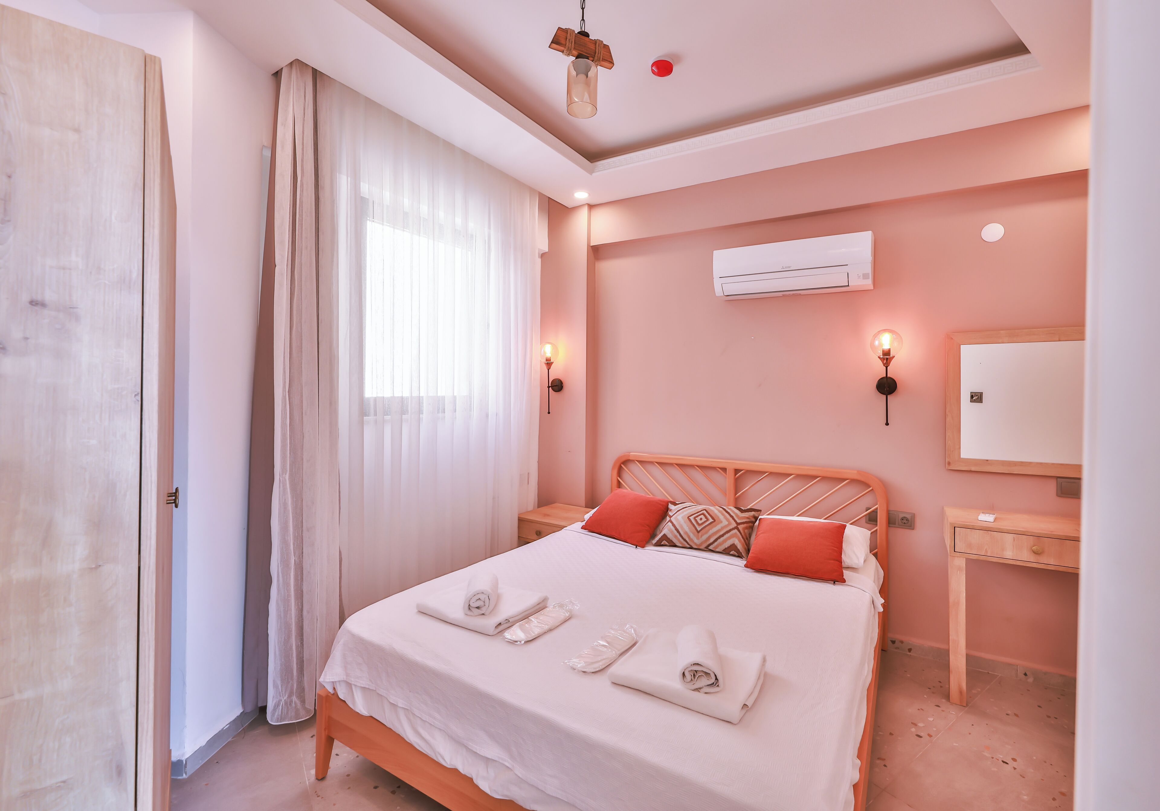 Ground Floor 1+1 Apart with Terrace and Sea View | Desk, iron/ironing board, free WiFi, bed sheets