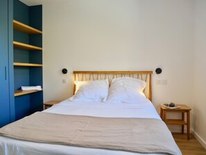2 slaapkamers, een bureau, gratis wifi, beddengoed