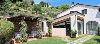 Old restored lemon house near the center