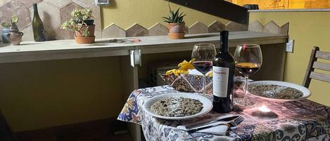 Apartment, 1 Queen-Bett | Restaurant