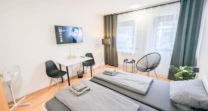 6Pers. City Apartment mit Balkon in Bestlage 2Zi.