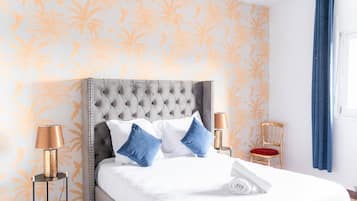 Individually decorated, individually furnished, blackout drapes