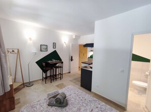 1 غرفة نوم وواي فاي وملاءات أسرّة