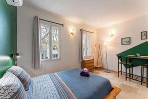 1 室のベッドルーム、WiFi、ベッドシーツ