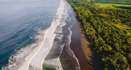 Beach Front Peaceful House w/ a/c & wifi - La Ola Feliz