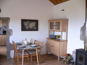 Dining - Vacation home with fantastic sea views and whirlpool (Pedreira, Nordeste)