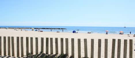 On the beach