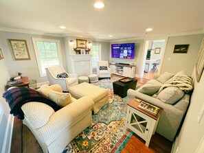 Smart TV, video games, books, music library