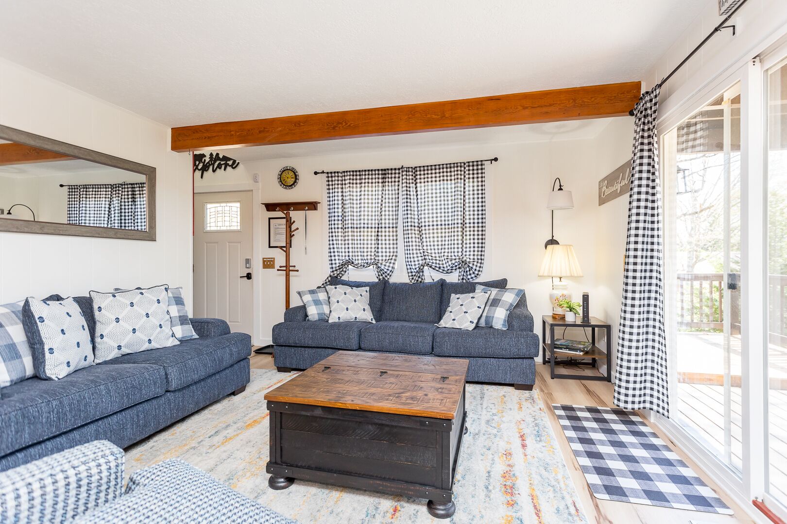 TV connectée, cheminée