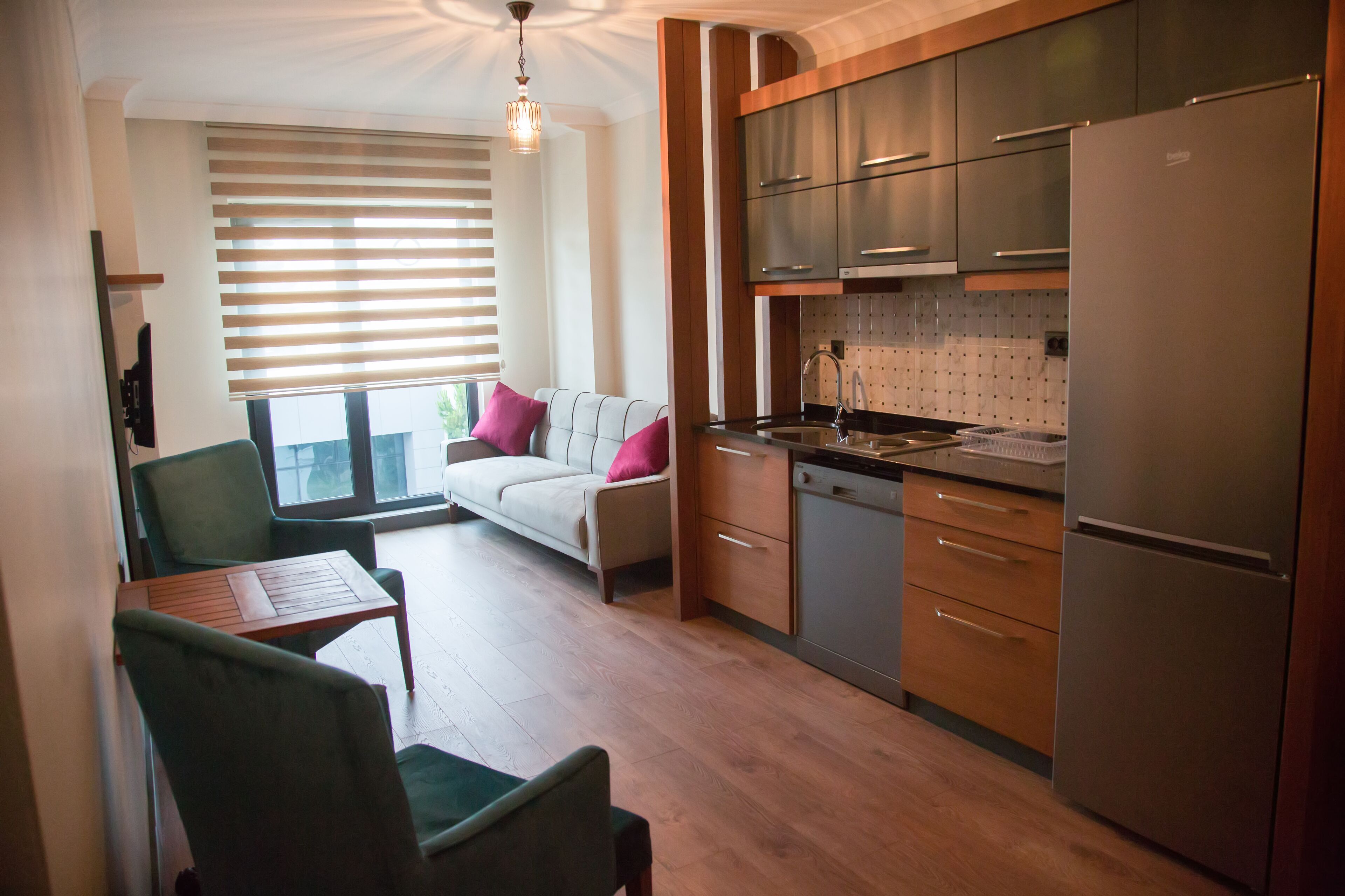 1 habitación, ropa de cama hipoalergénica y colchones Select Comfort 