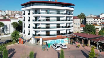 Majoituspaikan julkisivu