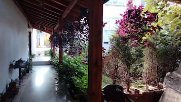 Majoituspaikan sisäänkäynti