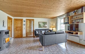 Fernseher, Kamin, DVD-Player