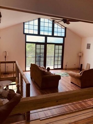 Blick von der Unterkunft