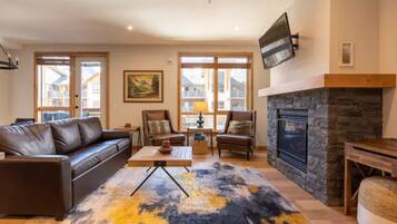 TV connectée, cheminée