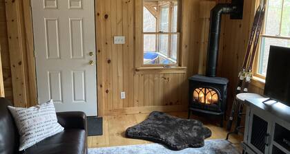 Cheerful Tiny Cabin hideaway near hiking, skiing & snowmobiling in small town VT