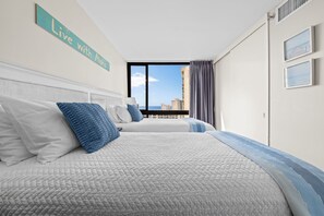 2 bedrooms, iron/ironing board, travel crib, free WiFi