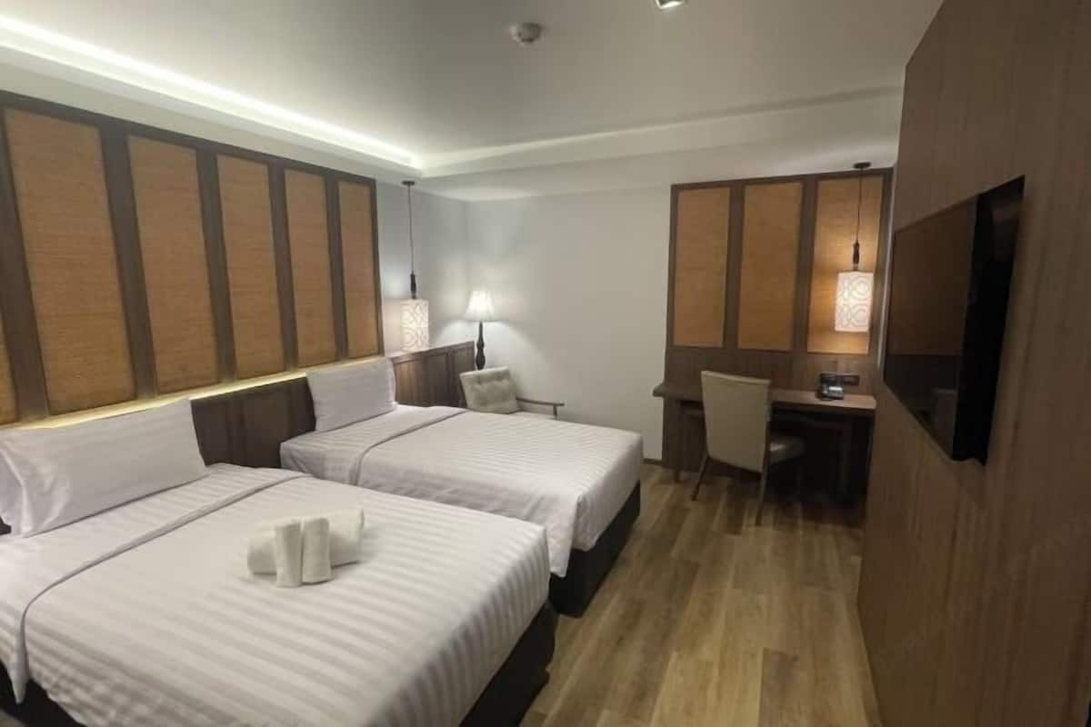 In-room safe, desk, blackout curtains, soundproofing