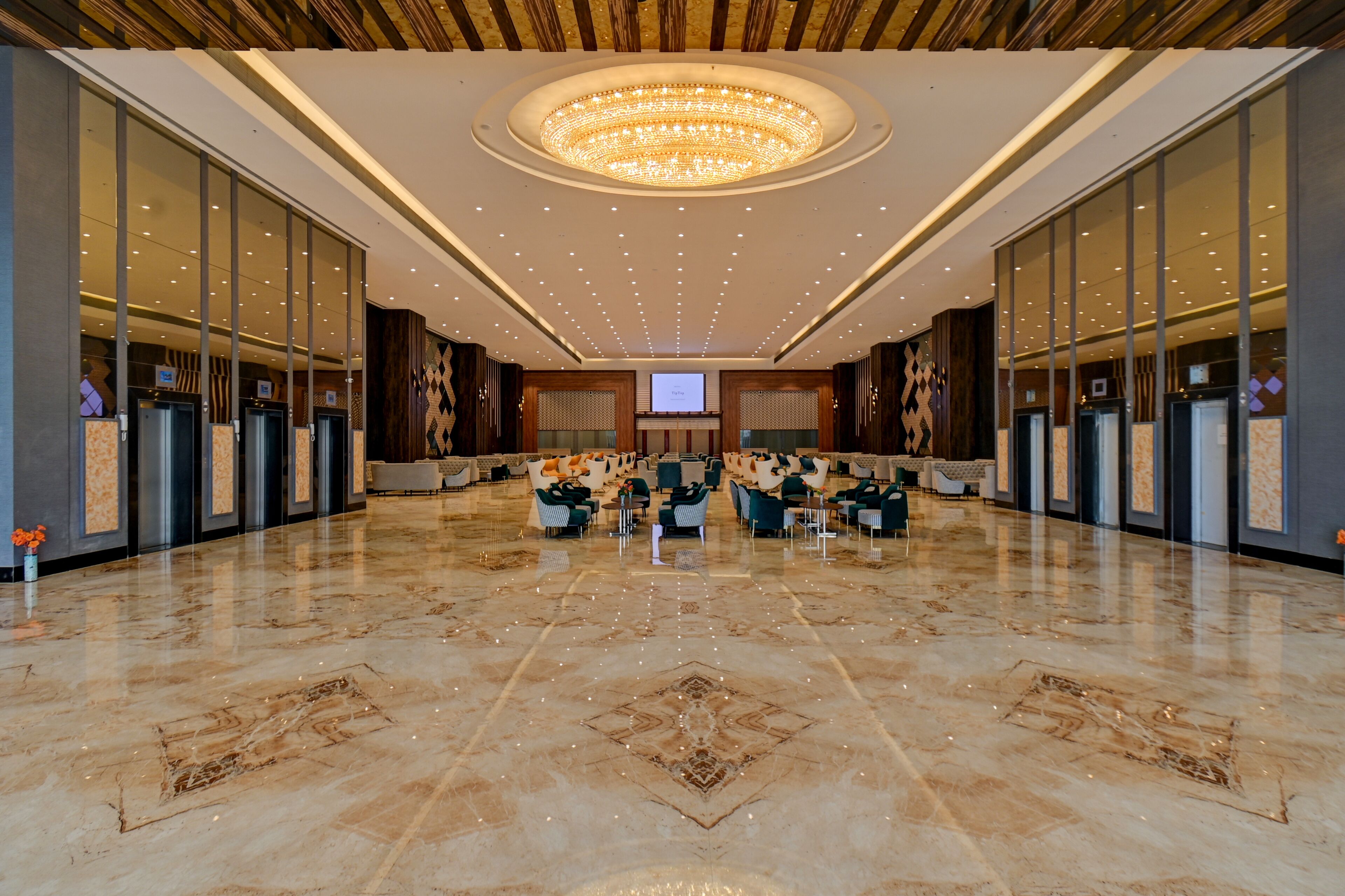 Sala de estar en el lobby