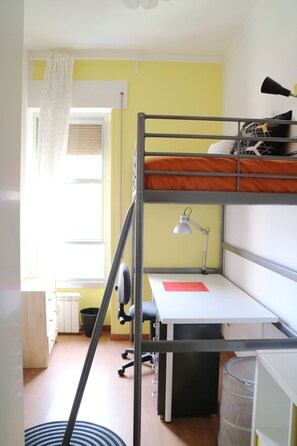 Shared Dormitory, 1 Bedroom, Balcony | 1 bedroom - Kamchu Apartments Single Room Viale Libia 5 (Rome)