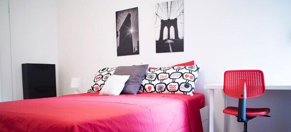 Dormitorio compartido, 1 habitación, balcón | 1 habitación